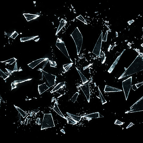 Broken glass