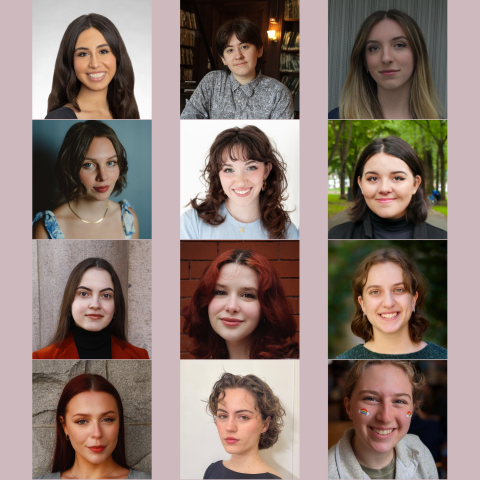 Headshot collage of performers