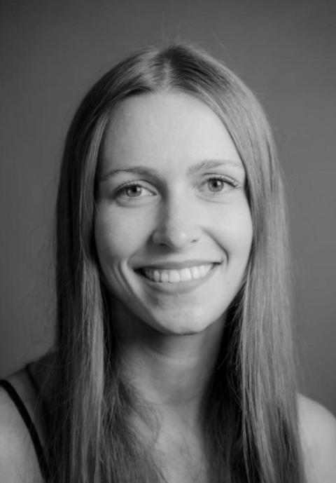 Emily Jerant-Hendrickson headshot in black and white